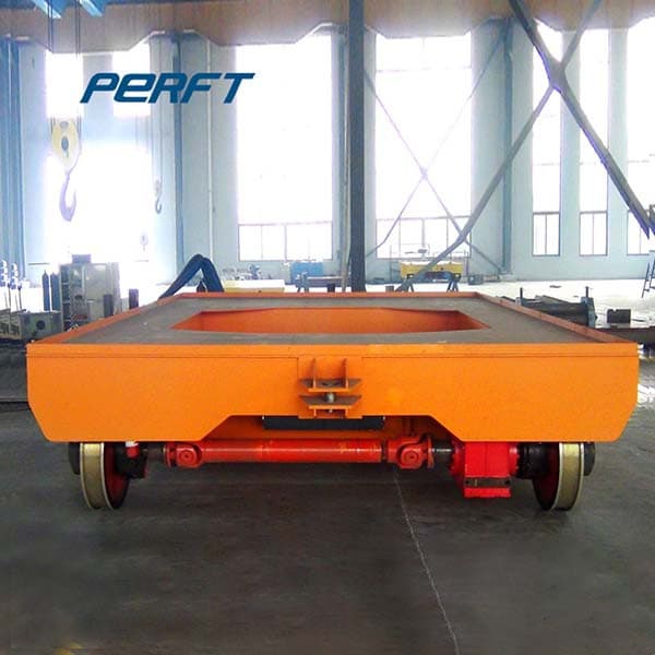 <h3>Motorized Rail Transfer Cart For Aluminum Product Transport 10t</h3>

